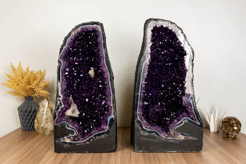 Agate Amethyst Cathedral Geode, Museum Grade collective