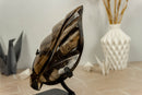 Hand Carved Crystal Leaf of Natural Smoky Quartz, Aaa Quality collective