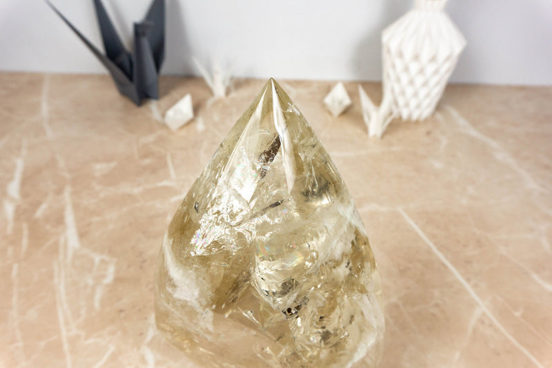 Genuine Citrine Flame Gernerator, Natural Golden Orange Citrine collective