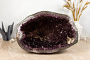 Amethyst Geode Cave with Polished Agate Border collective