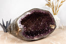 Amethyst Geode Cave with Polished Agate Border collective
