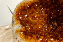 Citrine Geode Cave with Polished Border, Large collective