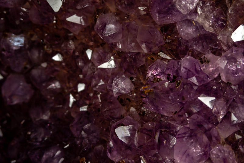 Amethyst Geode Cave with Polished Agate Border collective