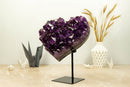 X Large Purple Amethyst Heart, Aaa Quality Grade collective