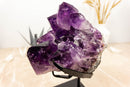 Amethyst Cluster with Cristobalite Inclusions. Museum Quality collective