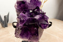 Amethyst Cluster with Cristobalite Inclusions. Museum Quality collective