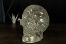 Genuine Diamantina Crystal Skull, Natural Hand Carved Human Skull collective