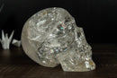 Genuine Diamantina Crystal Skull, Natural Hand Carved Human Skull collective