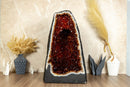 Deep Orange Cognac Citrine Cathedral Geode, Aaa Quality collective