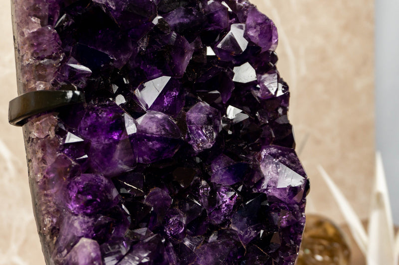 Amethyst Geode Cluster, AAA, Dark Purple Grape Jelly Amethyst, Raw & Ethically Sourced - 6.0 Kg - 13.1 lb collective