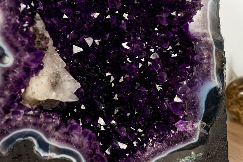 Agate Amethyst Cathedral Geode, Museum Grade collective