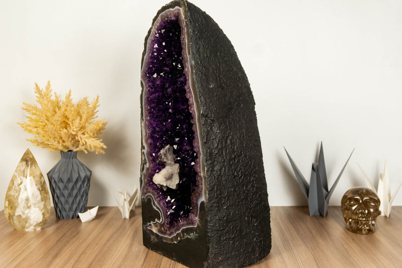 Agate Amethyst Cathedral Geode, Museum Grade collective