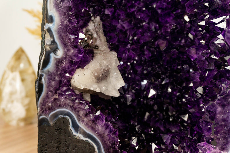 Agate Amethyst Cathedral Geode, Museum Grade collective