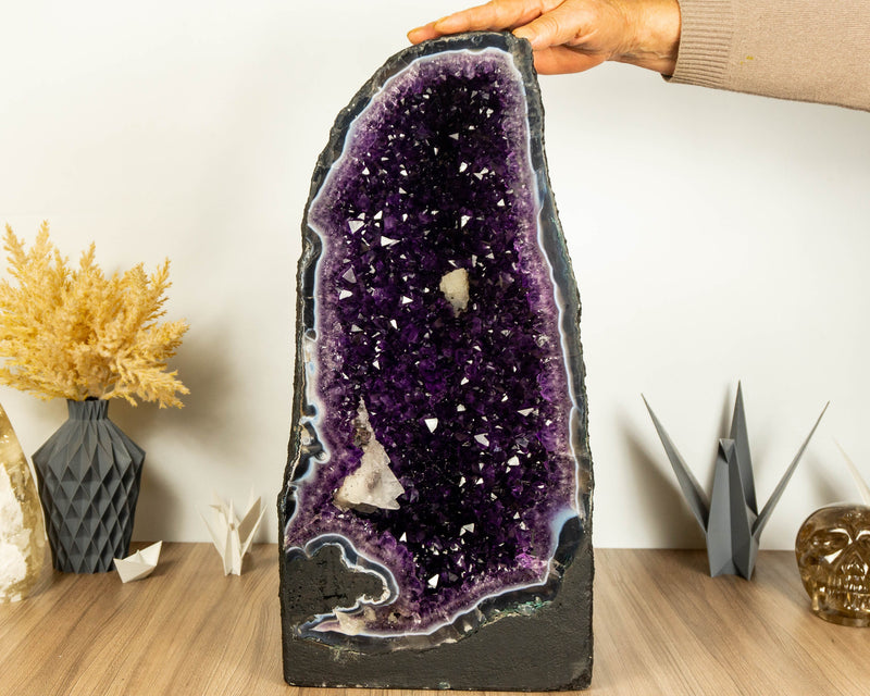 Agate Amethyst Cathedral Geode, Museum Grade collective