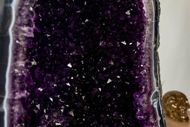 Agate Amethyst Cathedral Geode, Museum Grade collective