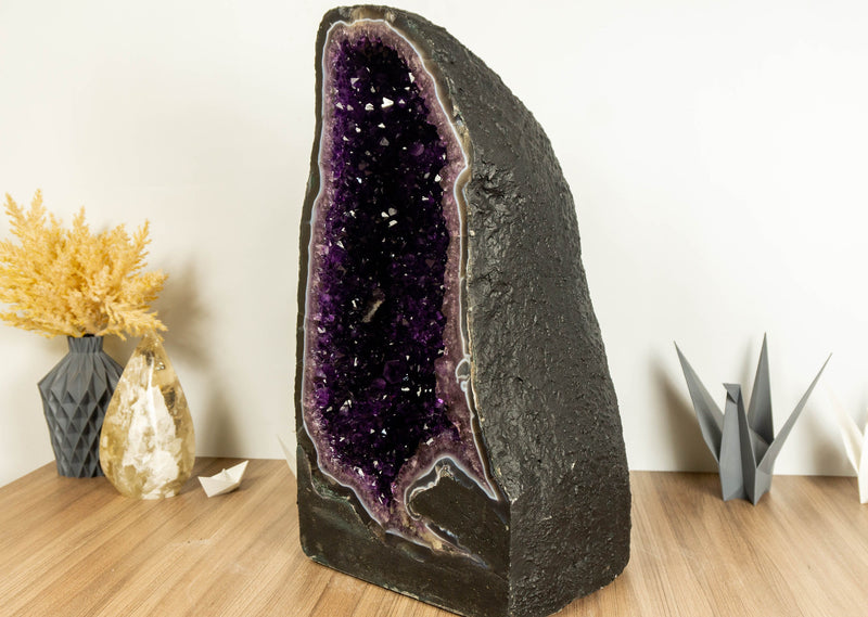 Agate Amethyst Cathedral Geode, Museum Grade collective