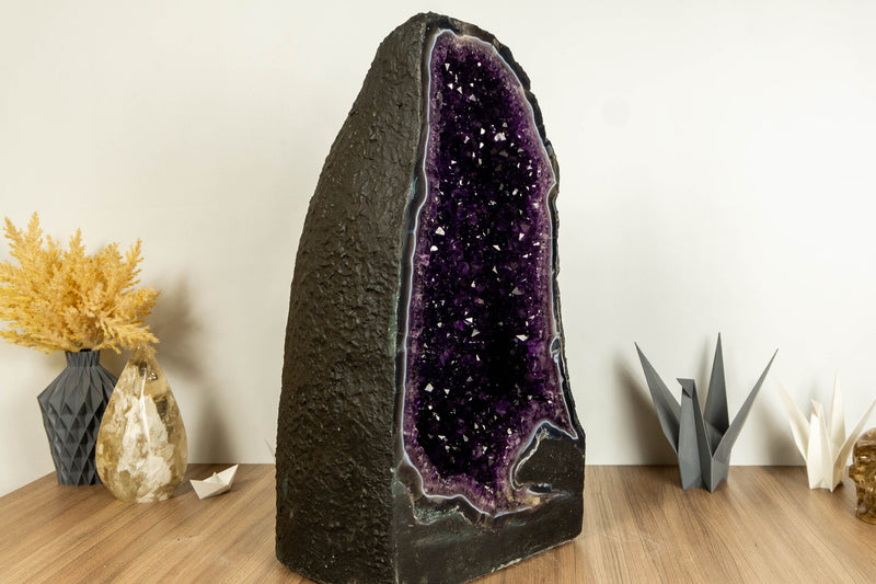 Agate Amethyst Cathedral Geode, Museum Grade collective