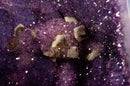 Rare Agate Amethyst Geode Cathedral with Calcite Stalactite and Galaxy Amethyst collective