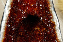 Deep Orange Cognac Citrine Cathedral Geode, Aaa Quality collective