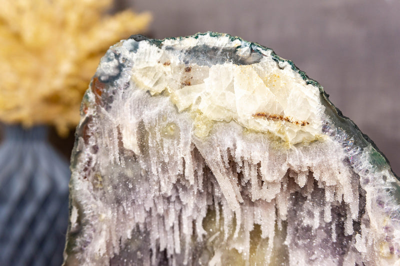 Ultra Rare Sugar Coated Stalactite Formed Amethyst Geode collective