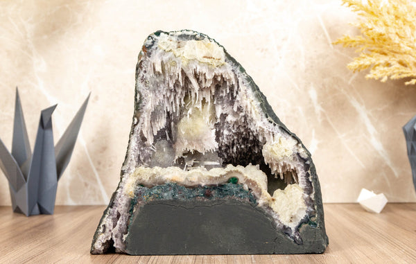 Ultra Rare Sugar Coated Stalactite Formed Amethyst Geode collective