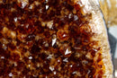 Citrine Cathedral with Deep Orange Citrine Points collective