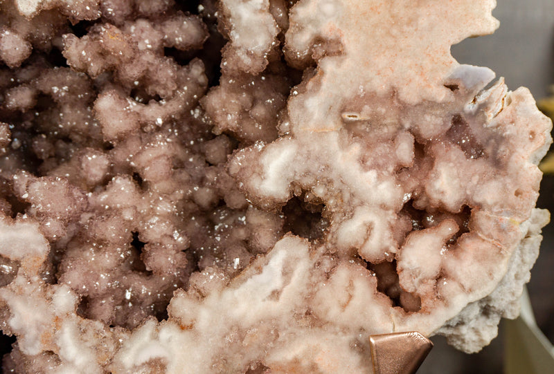 X-Large Aaa Pink Amethyst Geode with Sparkly Rose Amethyst Druzy Natural collective