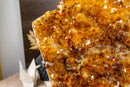 Large Citrine Crystal Flower Rosette on Stand collective