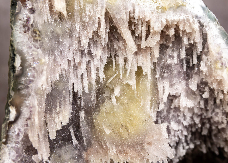Ultra Rare Sugar Coated Stalactite Formed Amethyst Geode collective