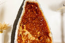 Large Citrine Cathedral Geode with sparkly Orange Citrine Points and Calcite, 24 In, 55 Kg - 121 lb - E2D Crystals & Minerals