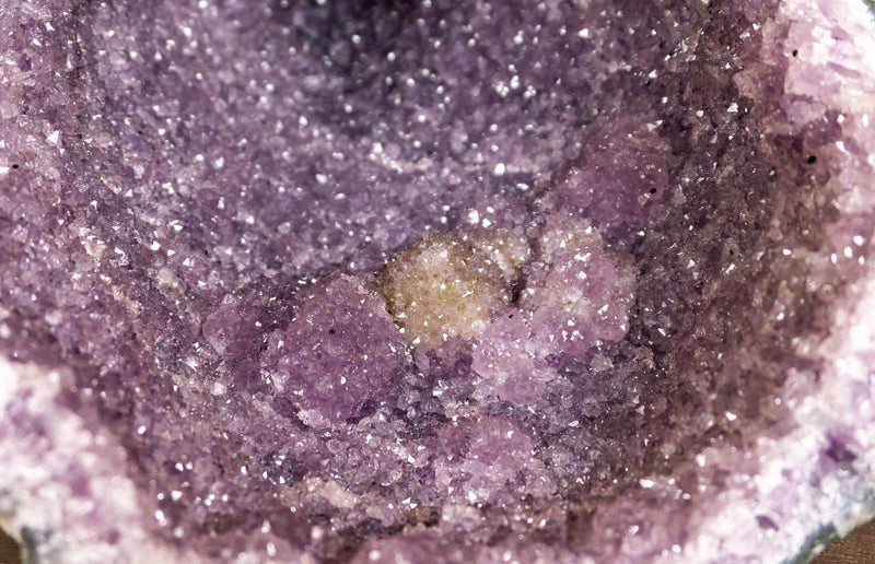 Amethyst Geode Cave with Galaxy Druzy