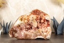 Aaa Pink Amethyst Geode with Red and Pink Druzy