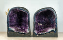 Large Amethyst Cave with Deep Purple Galaxy Druzy and Blue Banded Agate