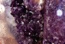 Large Pink Amethyst Heart with Pink and Deep Purple Amethyst Druzy - E2D Crystals & Minerals