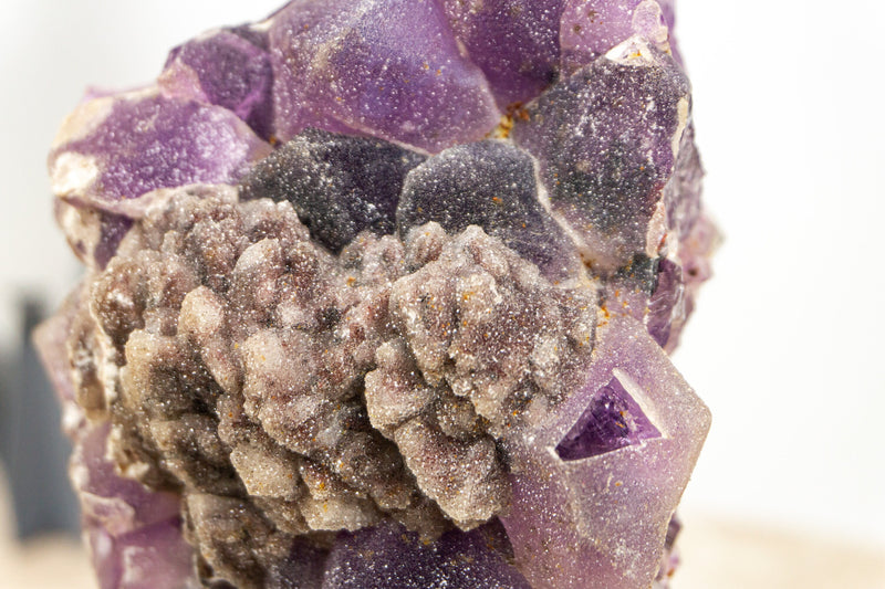 Galaxy Amethyst Druzy, AKA Sugar Coated Amethyst with Calcite Flower Formation