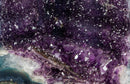Large Amethyst Cave with Deep Purple Galaxy Druzy and Blue Banded Agate