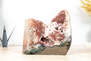 Pink Amethyst Geode with Natural Raw Red and Pink Amethyst Cluster - E2D Crystals & Minerals
