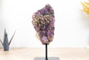 Galaxy Amethyst Druzy, AKA Sugar Coated Amethyst with Calcite Flower Formation