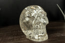 X-Large Clear Quartz Skull, made of Natural Diamantina Quartz