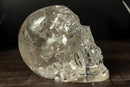 X-Large Clear Quartz Skull, made of Natural Diamantina Quartz