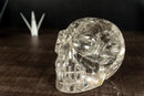 Gorgeous Real Crystal Skull with Huge Rainbows, Diamantina Quartz