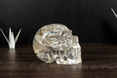 Gorgeous Real Crystal Skull with Huge Rainbows, Diamantina Quartz