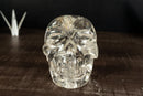 Gorgeous Real Crystal Skull with Huge Rainbows, Diamantina Quartz