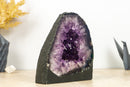 Small Purple Amethyst Geode with Large Amethyst Druzy