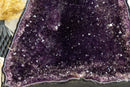 Pair of Amethyst and Citrine Geodes, Book Matching Amethyst and Citrine Cathedrals - 30.0 Kg - 66 lb - E2D Crystals & Minerals