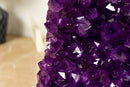 Amethyst Geode Cluster on Stand with Dark Purple Grape Jelly Amethyst - 4.7 Kg - 10.4 lb