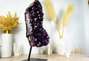 Large Amethyst Geode Cluster, AAA Dark Purple Grape Jelly Amethyst, Raw & Ethically Sourced - 7.9 Kg - 17.3 lb
