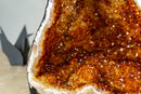 Gorgeous Citrine Geode Cathedral with Deep Orange Druzy and many Flower Rosettes - 19.7 Kg - 43.4 lb - E2D Crystals & Minerals