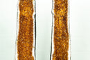 Pair of Tall Citrine Cathedral Geodes with Deep Orange Citrine, 3&