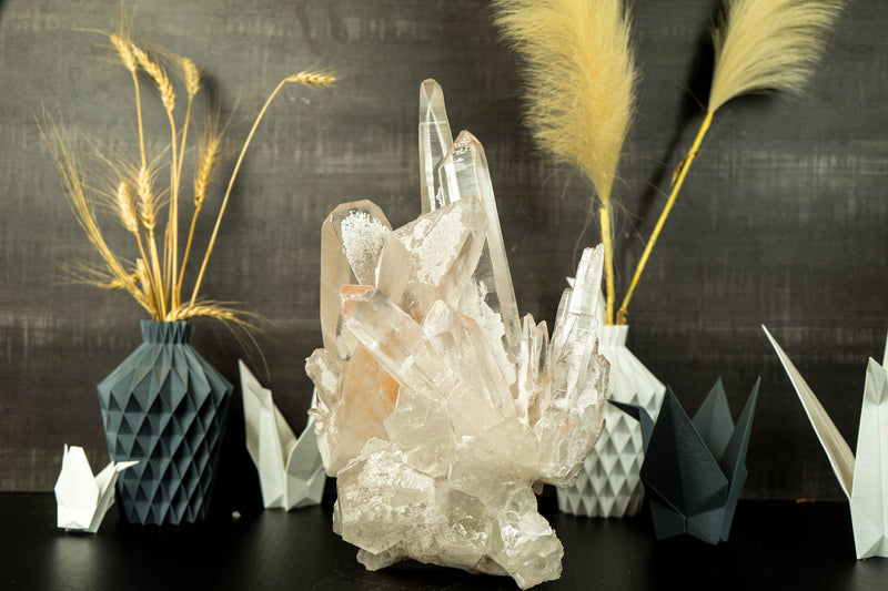 Rare Large Lemurian Quartz Crystal with Lithium from Serra do Cabral